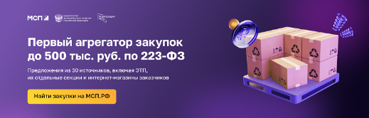 Витрина закупок малого объема